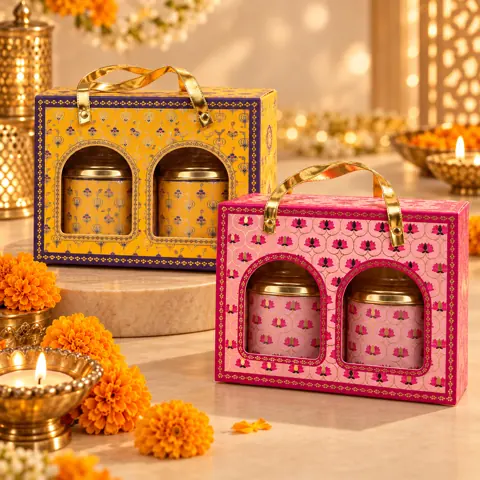 Two-Jar Dry Fruit Gift Box