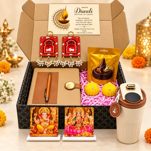 Personalised Diary Festive Hamper
