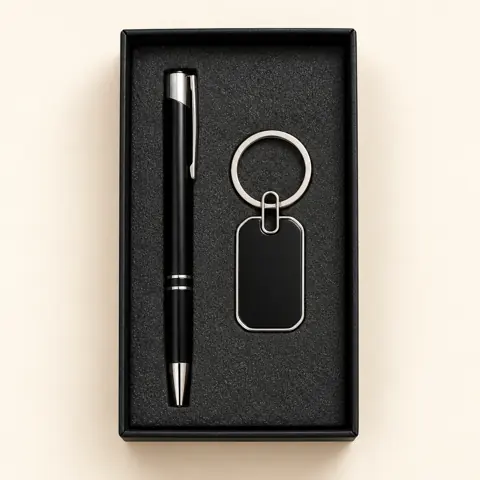 Pen & Keychain Presentation Set
