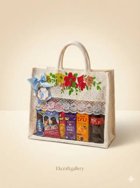 Floral Print Guest Hamper